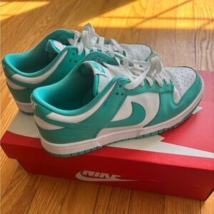 Nike Dunk Low Retro Clear Jade Sneakers Size 6.5